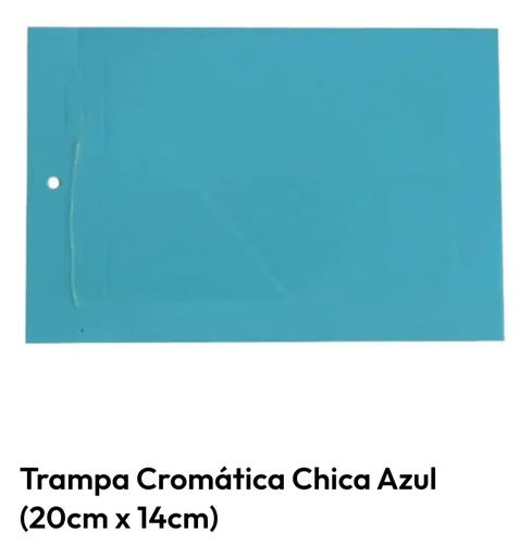 Trampa cromatica azul